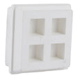 HoldRite 275 2 in. x 2 in. x 3/4 in. Neoprene Acoustical Riser Pad with Steel Bearing Plate