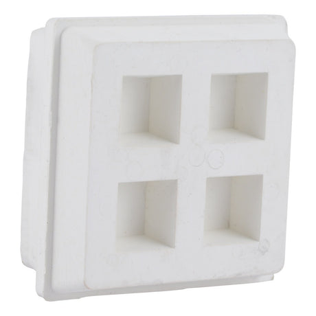 HoldRite 275 2 in. x 2 in. x 3/4 in. Neoprene Acoustical Riser Pad with Steel Bearing Plate