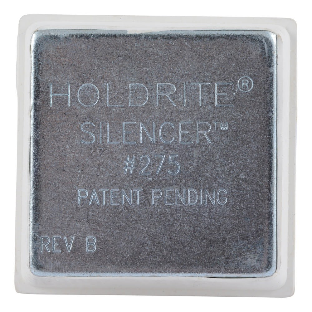 HoldRite 275 2 in. x 2 in. x 3/4 in. Neoprene Acoustical Riser Pad with Steel Bearing Plate - 3