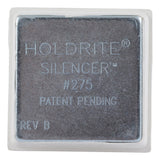 HoldRite 275 2 in. x 2 in. x 3/4 in. Neoprene Acoustical Riser Pad with Steel Bearing Plate - 3