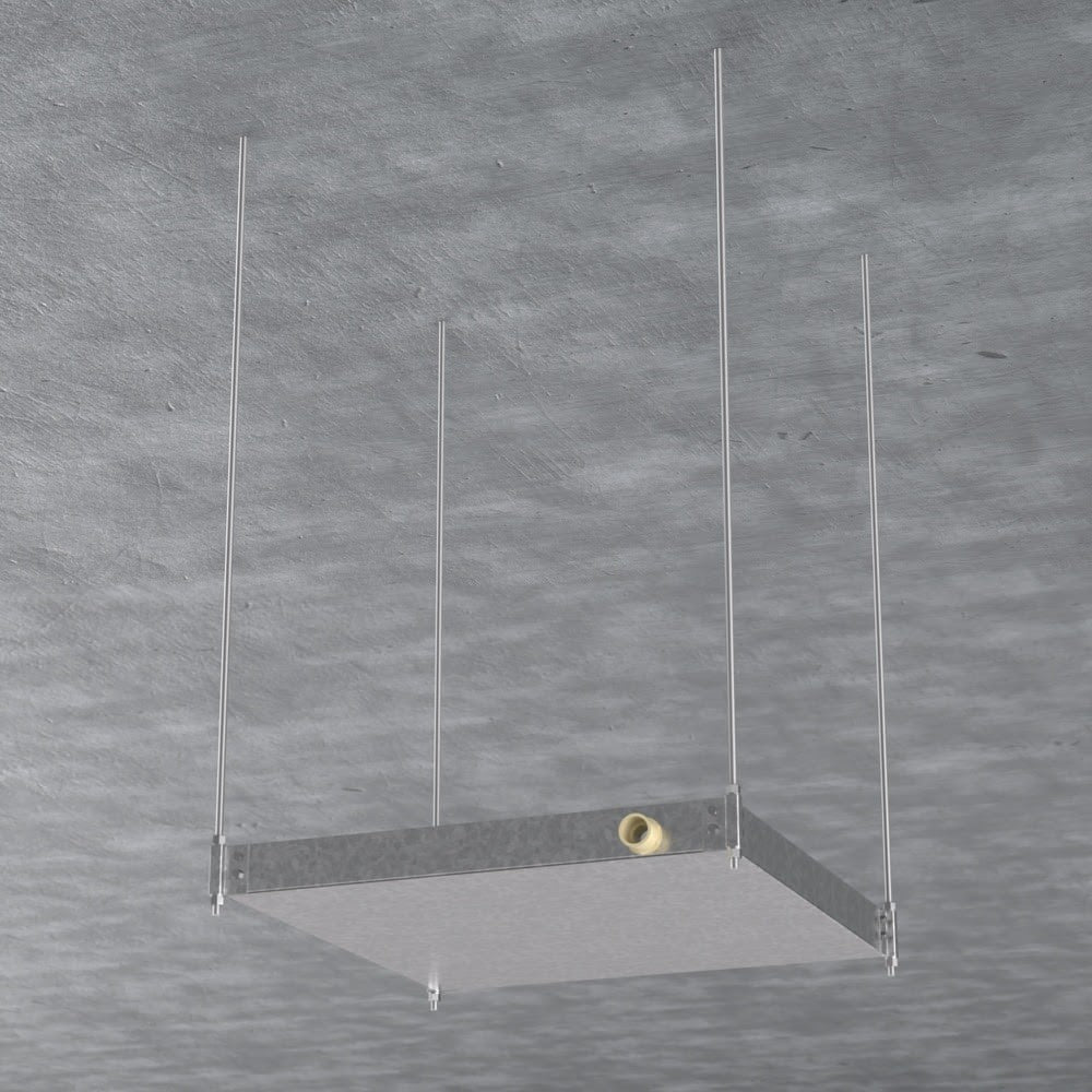 HoldRite 40-SWHP-A-C Suspended Water Heater Platform with CPVC Drain Fitting 21.5 in Diameter - 2