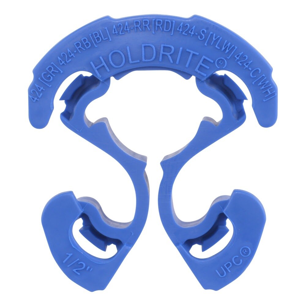 HoldRite 424-RB 1/2 in Blue Flame Rated Tube Isolator Insert for Metal Studs - 2