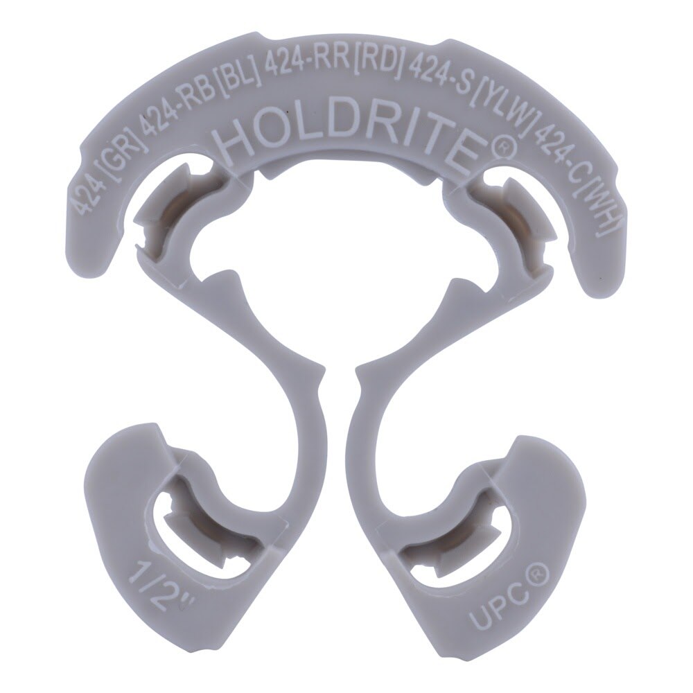 HoldRite 424 1/2 in. Polypropylene Metal Stud Isolator Insert for 121 and 125 Series Brackets - 2