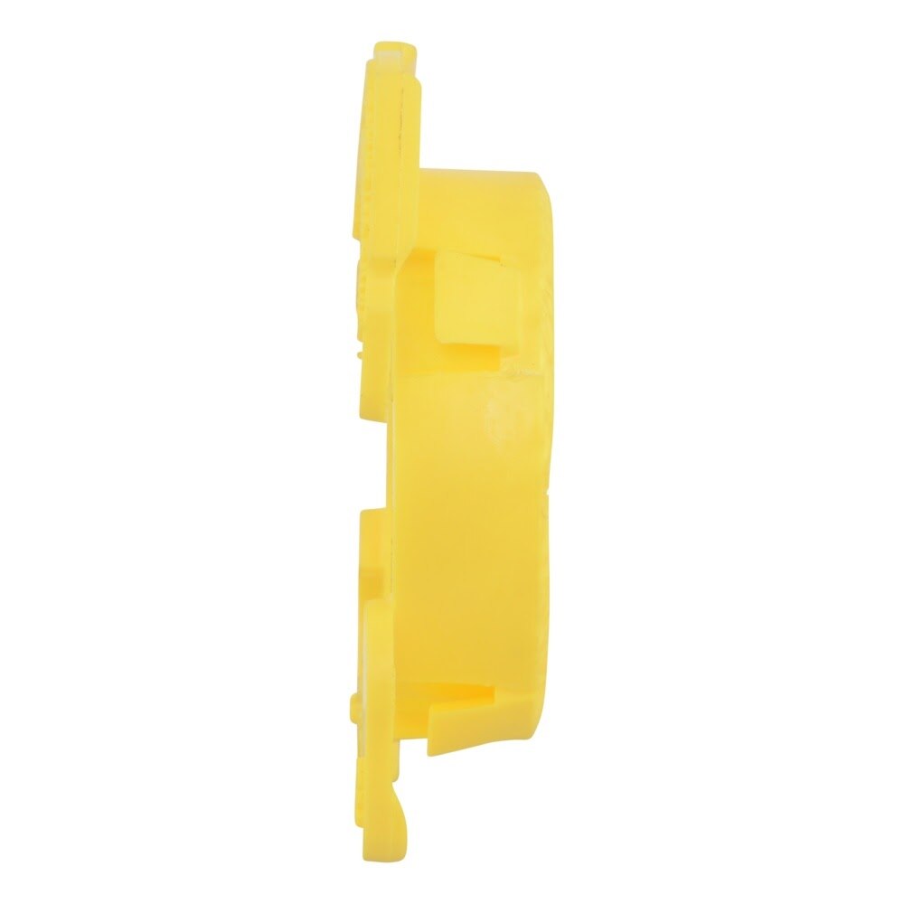 HoldRite 426-S 1 in. Yellow Kynar Plenum Rated Tube Isolator Insert for Metal Studs - 3