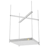 HoldRite 50-SWHP-C 26.5 in Diameter Ceiling Mounted Water Heater Platform with CPVC Drain Connection
