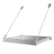 HoldRite 50-SWHP-WM Wall Mount Water Heater Platform Metal Drain Connection 26-1/2 in Diameter