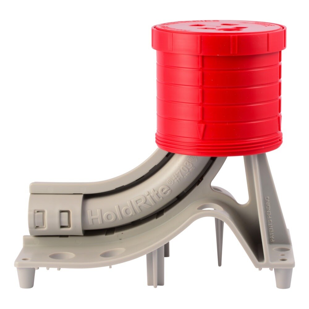 HoldRite 703-SC 1/2 in. CTS In-Slab Stub-Up Support with Adjustable Cap for PEX and Conduit - 2