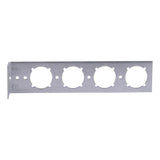 HoldRite 709-EXT Galvanized L Bracket with 1-3/8 in. Keyed Holes at 2 in. 4 in. 6 in. and 8 in. - 2