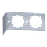 HoldRite 709-L Galvanized Steel Stub L Bracket with 1-3/8 in. Keyed Holes - 3