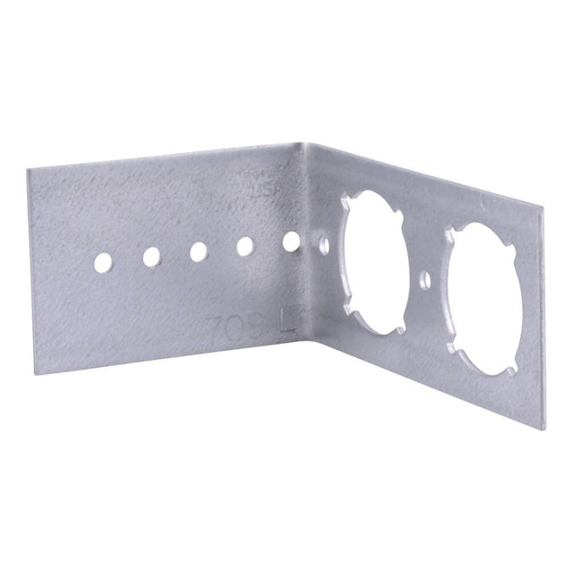 HoldRite 709 2 in. x 7 in. Galvanized Stub Bracket with 1-3/8 in. Keyed Holes