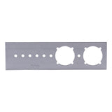 HoldRite 709 2 in. x 7 in. Galvanized Stub Bracket with 1-3/8 in. Keyed Holes - 2