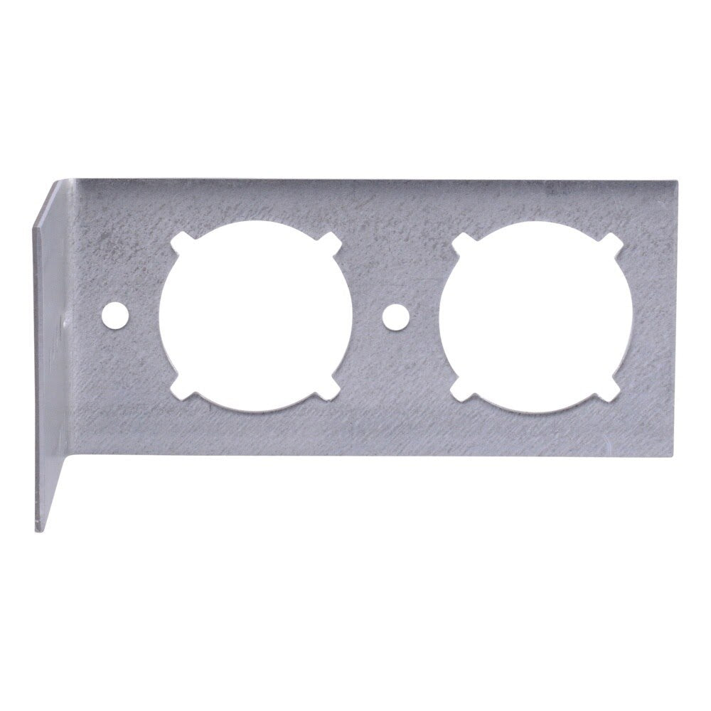 HoldRite 709 2 in. x 7 in. Galvanized Stub Bracket with 1-3/8 in. Keyed Holes - 3