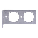 HoldRite 709 2 in. x 7 in. Galvanized Stub Bracket with 1-3/8 in. Keyed Holes - 3