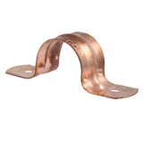 HoldRite CPS050 1/2 in. Copper-Bonded 2-Hole Tube Strap for Copper Tube Support