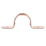 HoldRite CPS050 1/2 in. Copper-Bonded 2-Hole Tube Strap for Copper Tube Support - 3