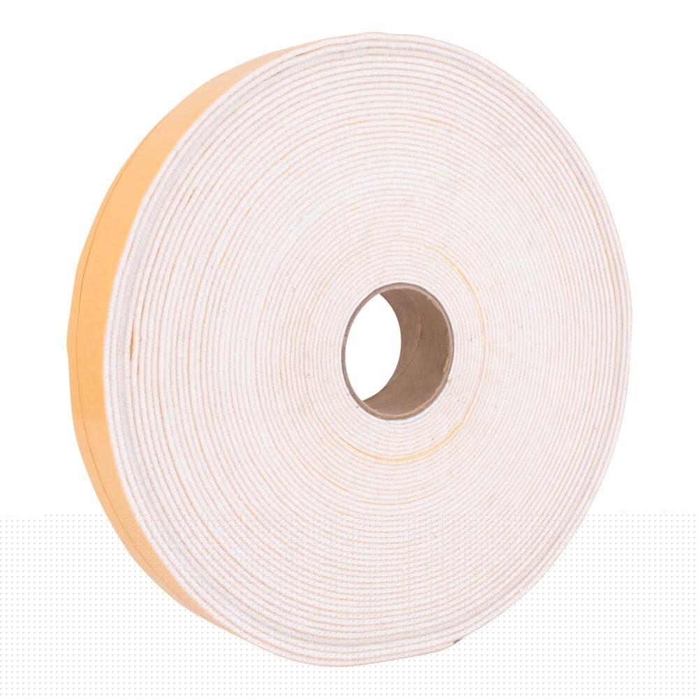 HoldRite Felt100 2.25 in x 0.125 in x 100 ft Self Adhesive Polyester Felt Roll for Acoustic Isolation