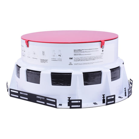 HoldRite HF-P12 12 in. HydroFlame Large Diameter Cast-In-Place Firestop Sleeve for Plastic Pipes