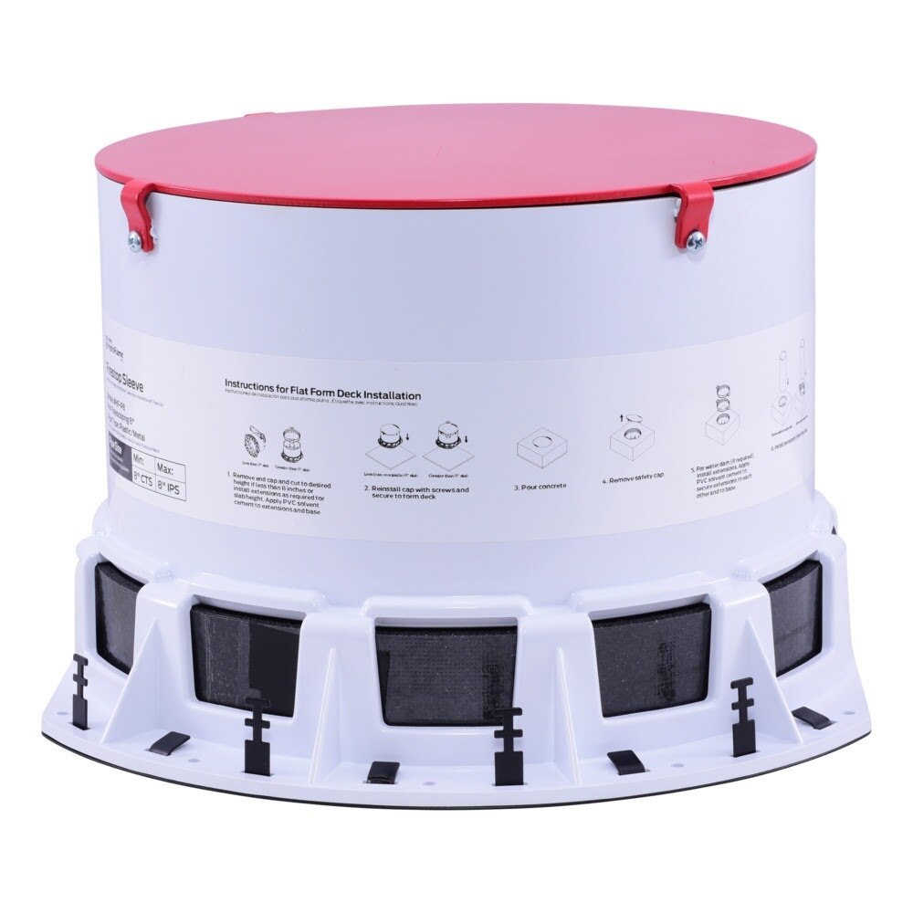 HoldRite HF-P8 8 in. Tall Large Diameter Cast in Place Firestop Sleeve for 8 in. Pipe - 2