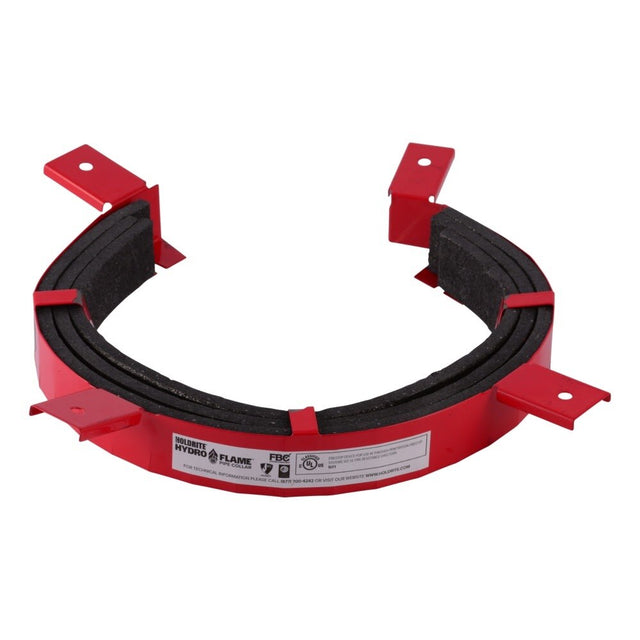 HoldRite HF-PC-0400 4 in Intumescent Firestop Pipe Collar for Plastic Pipe Penetrations