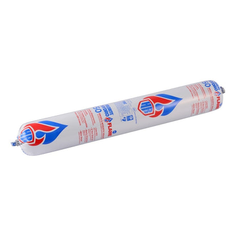 HoldRite HF50-20S HydroFlame 50 20.2 oz White Smoke and Acoustic Sealant Sausage