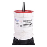 HoldRite HFP-CF3NH 3 in. No-Hub Closet Flange Telescoping Sleeve 7-1/2 in. to 11-3/4 in. - 2
