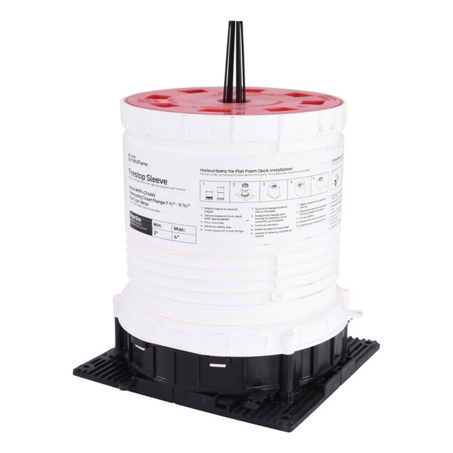 HoldRite HFP-CF4NH HydroFlame Pro Closet Flange Sleeve 3 in. to 4 in. 7-1/2 in. to 11-3/4 in.