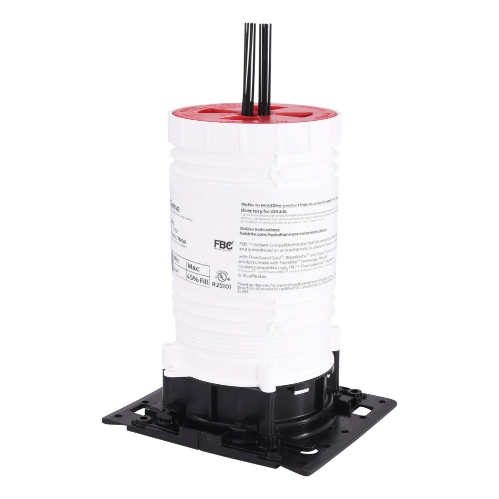 HoldRite HFP-CSM2 3 in ID HydroFlame Pro Cable Firestop Sleeve 7.5 in to 11.75 in Tall