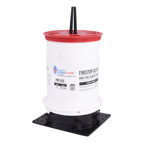 HoldRite HFP-CSM3 4 in. ID Firestop Cable Telescoping Sleeve 7-1/2 in. to 11-3/4 in. Tall