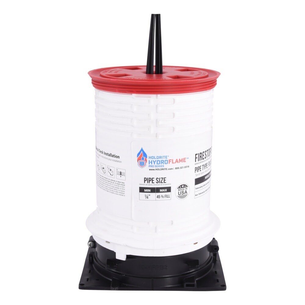 HoldRite HFP-CSM3 4 in. ID Firestop Cable Telescoping Sleeve 7-1/2 in. to 11-3/4 in. Tall - 2