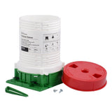 HoldRite HFP-G3B HydroFlame Pro Series Electrical Firestop Deck Sleeve for 2 in. to 3 in. Plastic or Metal Conduit or Cable Bundles 7-1-4 in. to 8 in. Tall with Adjustable Cap - 2