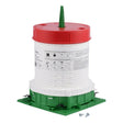 HoldRite HFP-G4B Electrical Firestop Deck Sleeve Adjustable Cap 3 in. to 4 in. 7-1/4 in. to 8 in. Tall