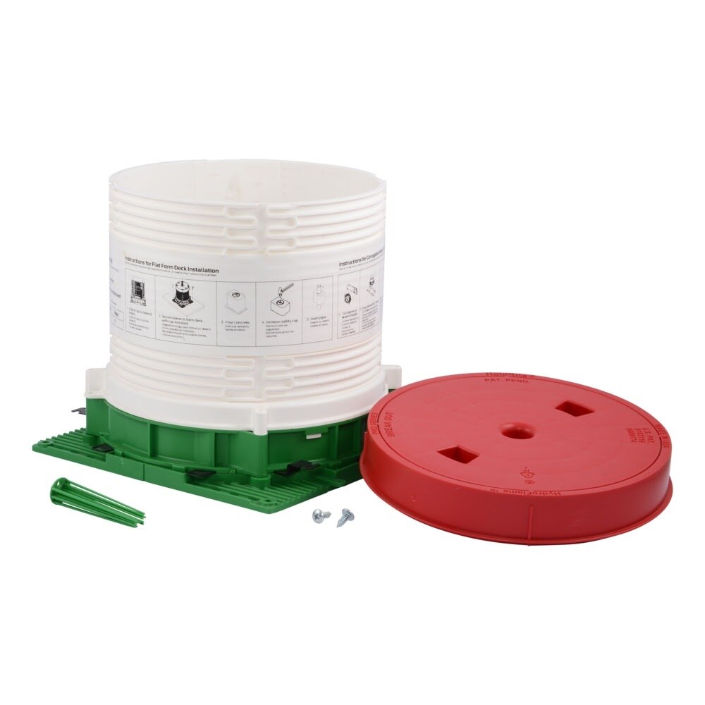 HoldRite HFP-G5B 5 in Electrical Firestop Deck Sleeve with Adjustable Cap 7-1/4 in to 8 in Tall - 2