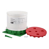 HoldRite HFP-G5 HydroFlame Pro Series Electrical Firestop Telescoping Deck Sleeve for 4 in. to 5 in. Conduits or Cables 7-1/2 in. to 11-3/4 in. Tall - 2