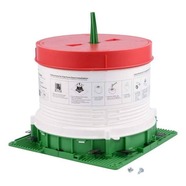 HoldRite HFP-G6B 6 in Electrical Firestop Deck Sleeve with Adjustable Cap
