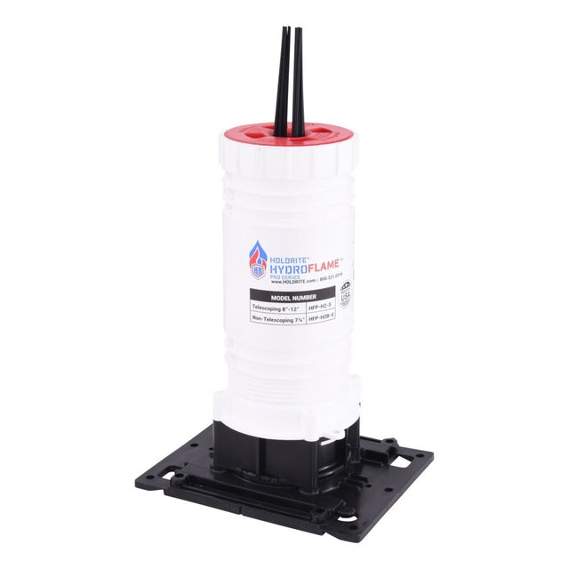 HoldRite HFP-H2-S HydroFlame Hollow Telescoping Deck Sleeve with Water Seal 1-7-8 in ID