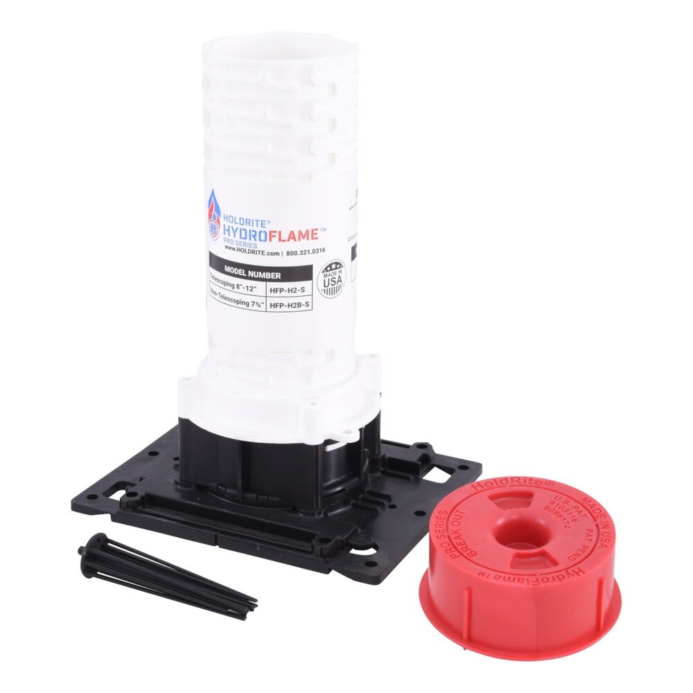 HoldRite HFP-H2B-S HydroFlame Hollow Deck Sleeve with Water Seal and Adjustable Cap 1-7/8 in ID - 3