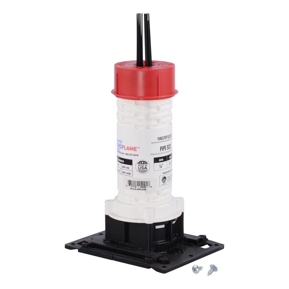 HoldRite HFP-H2B HydroFlame Pro Series Hollow Deck Sleeve 1-7/8 in. ID 7-1/4 in. to 8 in. Tall with Adjustable Cap