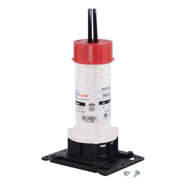 HoldRite HFP-H2B HydroFlame Pro Series Hollow Deck Sleeve 1-7/8 in. ID 7-1/4 in. to 8 in. Tall with Adjustable Cap