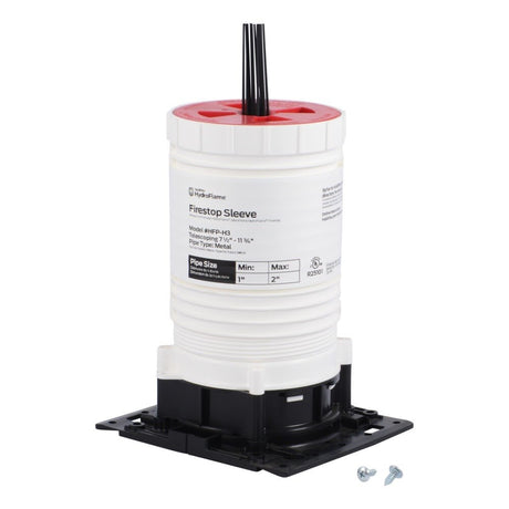 HoldRite HFP-H3 HydroFlame Hollow Telescoping Deck Sleeve 3 in ID 7-1/2 in to 11-3/4 in Tall