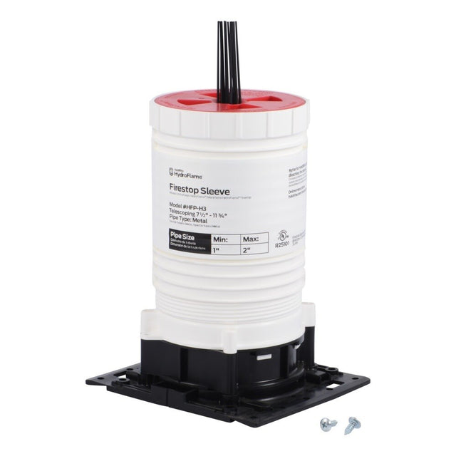 HoldRite HFP-H3 HydroFlame Hollow Telescoping Deck Sleeve 3 in ID 7-1/2 in to 11-3/4 in Tall