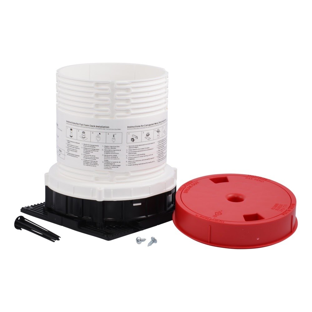 HoldRite HFP-H5B-S 5 in ID Hollow Deck Sleeve with Water Seal and Adjustable Cap