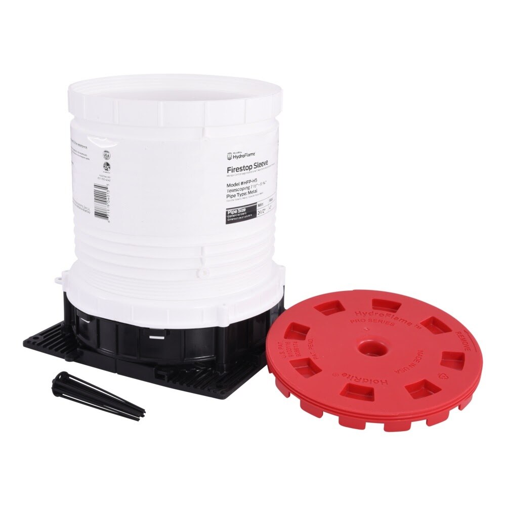 HoldRite HFP-H5 5 in. ID Hollow Telescoping Deck Sleeve 7-1/2 in. to 11-3/4 in. Tall - 3