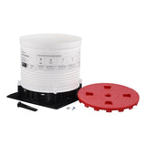 HoldRite HFP-H6 HydroFlame Pro Hollow Telescoping Deck Sleeve 6 in. ID 7-1/2 in. to 11-3/4 in. Tall - 2