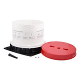 HoldRite HFP-H7B-S HydroFlame Pro Series Hollow Deck Sleeve with Water Seal and Adjustable Cap 7-1/2 in. ID 7-1/4 in. to 8 in. Tall - 2