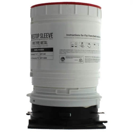 HoldRite HFP-M3 Fire Stop Telescoping Deck Sleeve for 2 in. to 3 in. Metal Pipe