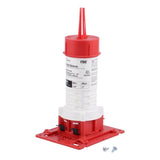 HoldRite HFP-P1B HydroFlame Pro Series Firestop Deck Sleeve for 1/2 in. to 1 in. Plastic or Metal Pipe 7-1/4 in. to 8 in. Tall with Adjustable Cap