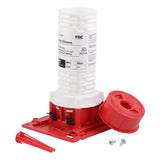 HoldRite HFP-P1B HydroFlame Pro Series Firestop Deck Sleeve for 1/2 in. to 1 in. Plastic or Metal Pipe 7-1/4 in. to 8 in. Tall with Adjustable Cap - 2