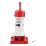 HoldRite HFP-P1B HydroFlame Pro Series Firestop Deck Sleeve for 1/2 in. to 1 in. Plastic or Metal Pipe 7-1/4 in. to 8 in. Tall with Adjustable Cap - 3