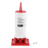 HoldRite HFP-P1 HydroFlame Pro Series Firestop Telescoping Deck Sleeve for 1/2 in to 1 in Plastic or Metal Pipe 7-1/2 in to 11-3/4 in Tall - 3
