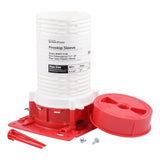 HoldRite HFP-P2B HydroFlame Pro Series Fire Stop Deck Sleeve for 1-1/4 in. to 2 in. Plastic or Metal Pipe, 7-1/4 in. to 8 in. Tall with Adjustable Cap - 2
